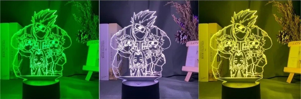 Naruto Acrylic 3D LED Night Light
