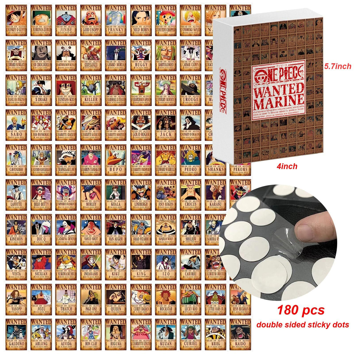 Set of 100 Anime One Piece Wanted Poster Postcards Luffy Zoro Sanji Nami Usopp
