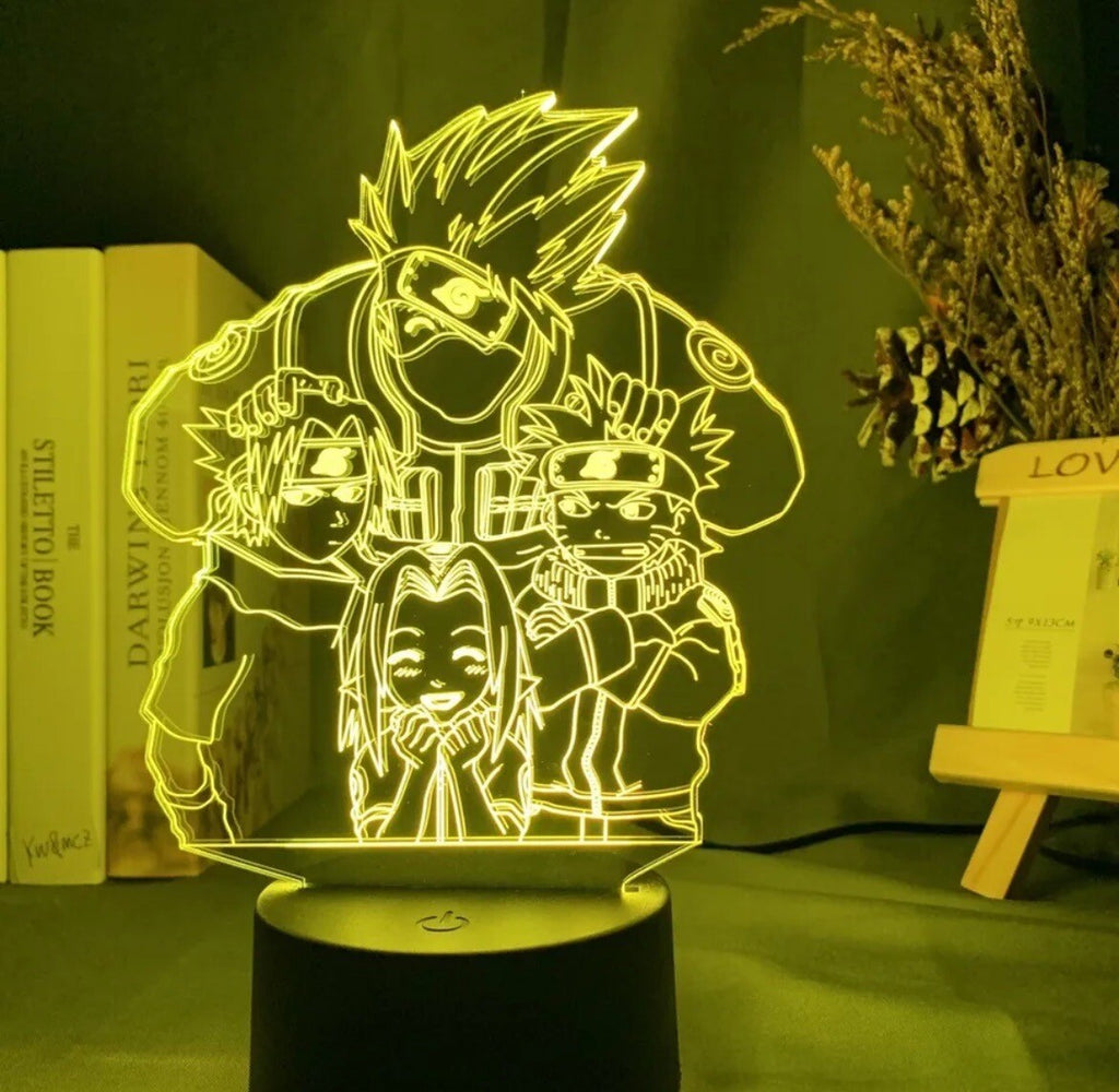 Naruto Acrylic 3D LED Night Light