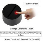 Naruto Acrylic 3D LED Night Light