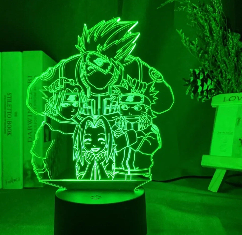 Naruto Acrylic 3D LED Night Light
