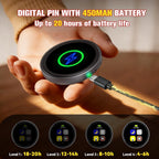 Digital Pin, Digital Badge with Touch Screen LED Display, Customizable Anime Style Wearable, Smart Button for FIFA World Cup Footbal Party, Cosplay, Fandoms（For <8MB MP4, Multi/Single Imgs, Marquee）