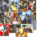 Posters for Bedroom Room Decor Bundle | 12 Posters for Walls Anime Poster Pack Set with Anime Stickers |  Room Decorations Set